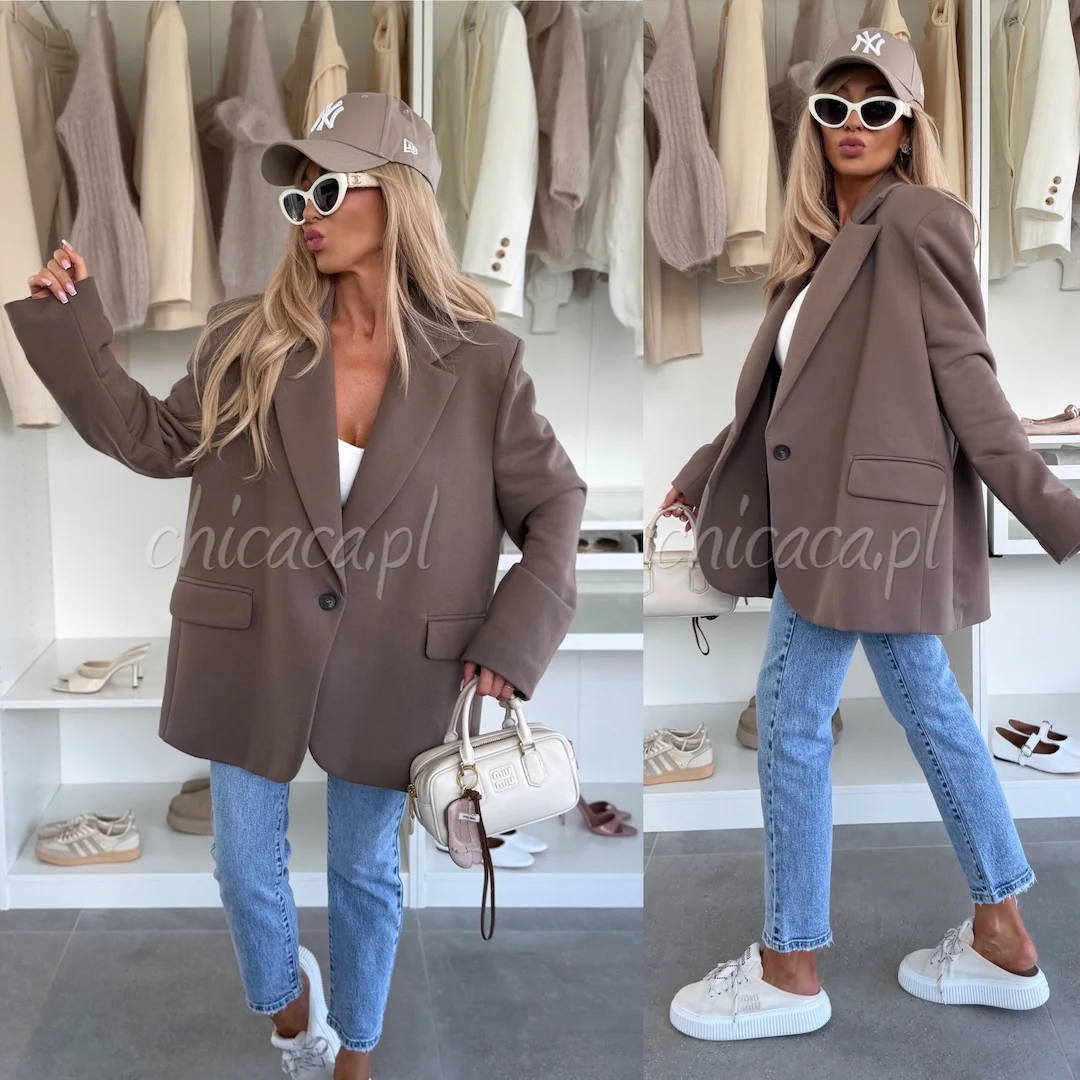 MARYNARKA OVERSIZE PALERMO FANGO