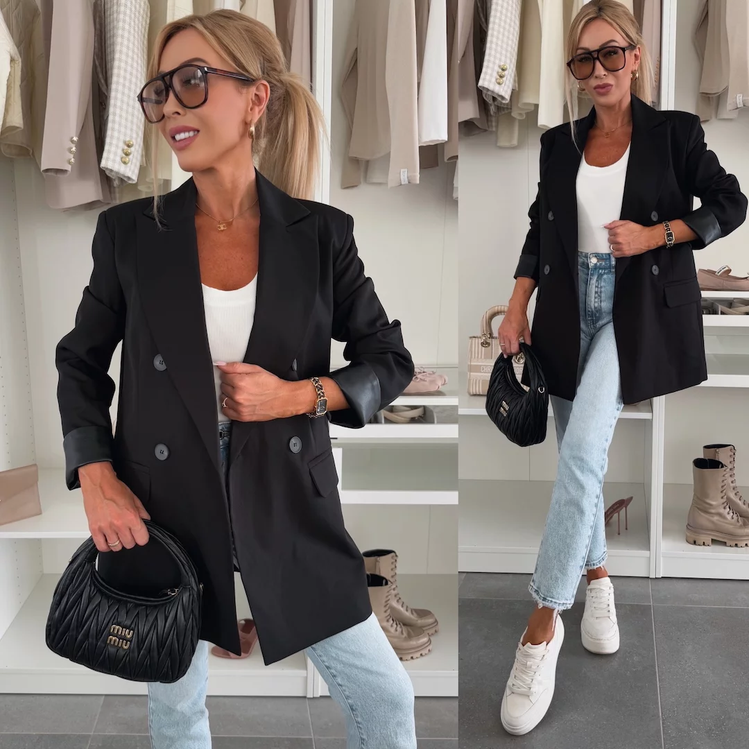 MARYNARKA TAILOR CZARNA