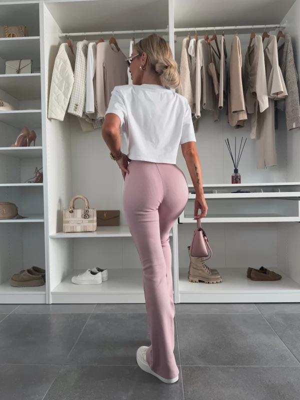 PANTALÓN DE CAMPANA DE RAYAS DAILY POWDER