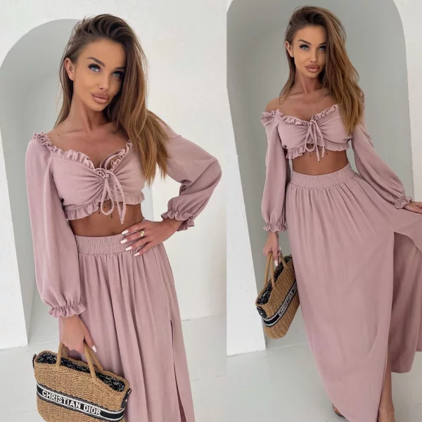 KOMPLET URBAN STYLE BEIGE | Ubrania, obuwie oraz dodatki dla