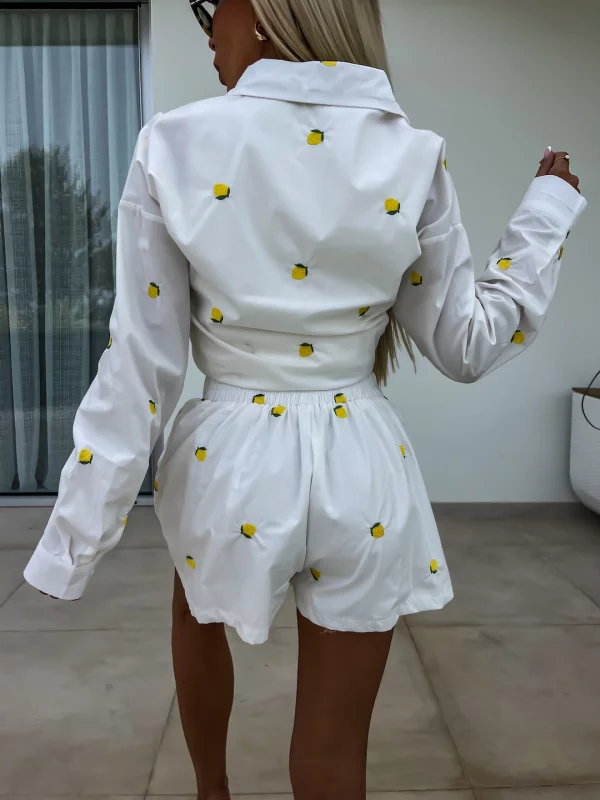 KOMPLET 2-CZĘŚCIOWY LEMON TREE WHITE | Ubrania, obuwie oraz