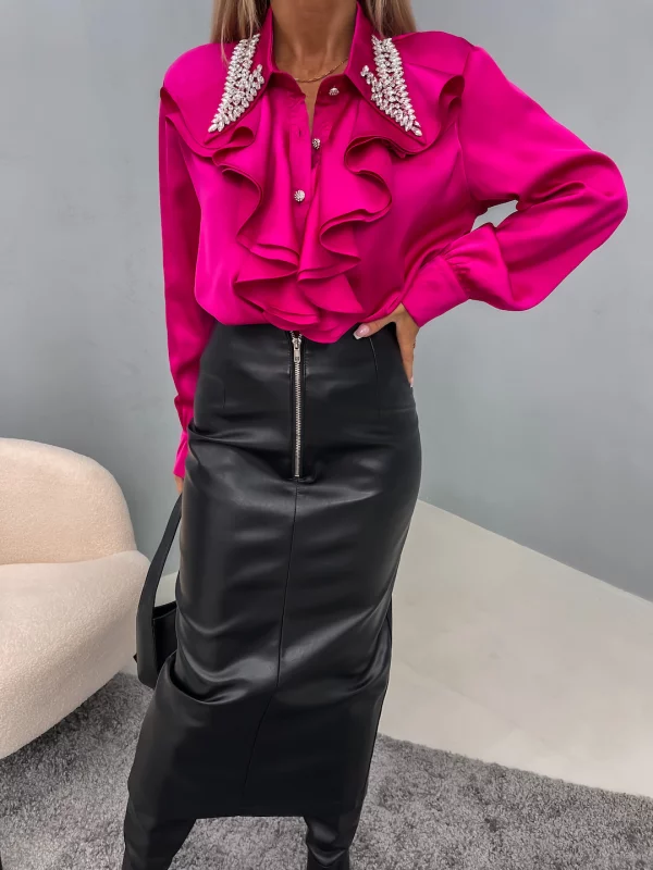 KOSZULA VIVID IMAGINATION FUCHSIA | Ubrania, obuwie oraz dodatki dla kobiet