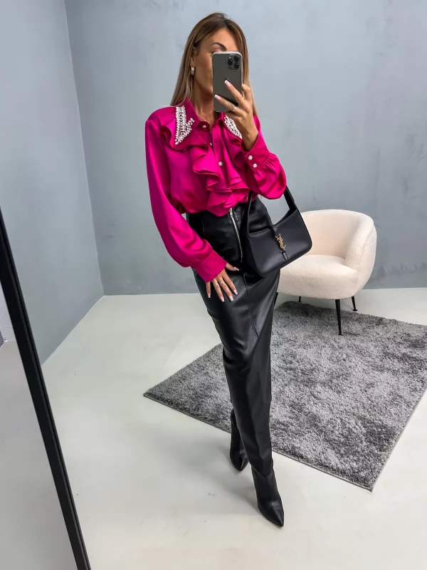 KOSZULA VIVID IMAGINATION FUCHSIA | Ubrania, obuwie oraz dodatki dla kobiet
