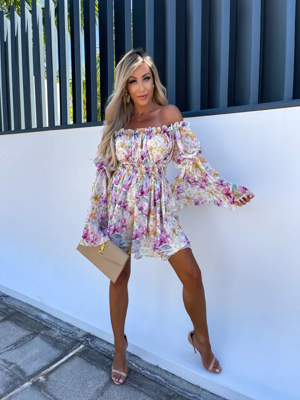 SUKIENKA MARTINA FLOWERS Ubrania, obuwie oraz dodatki dla kobiet