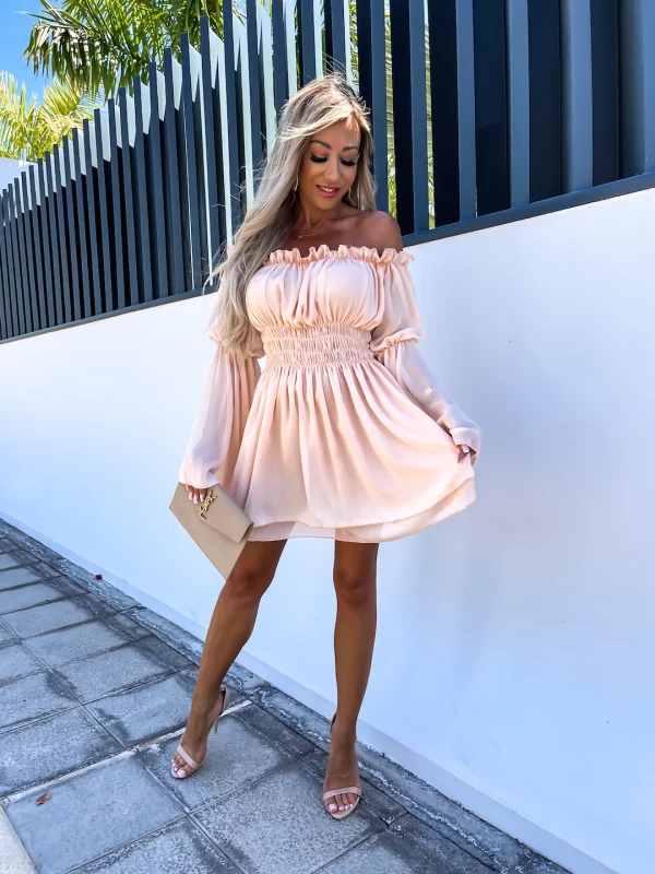 SUKIENKA MARTINA PEACH Ubrania, obuwie oraz dodatki dla kobiet