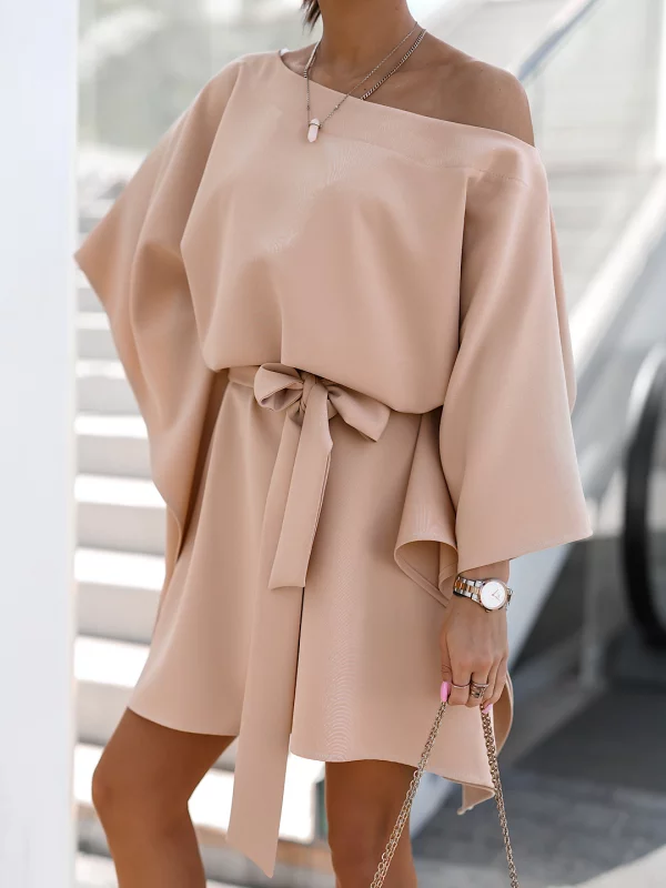 SUKIENKA PASSIONE BEIGE Ubrania, obuwie oraz dodatki dla kobiet